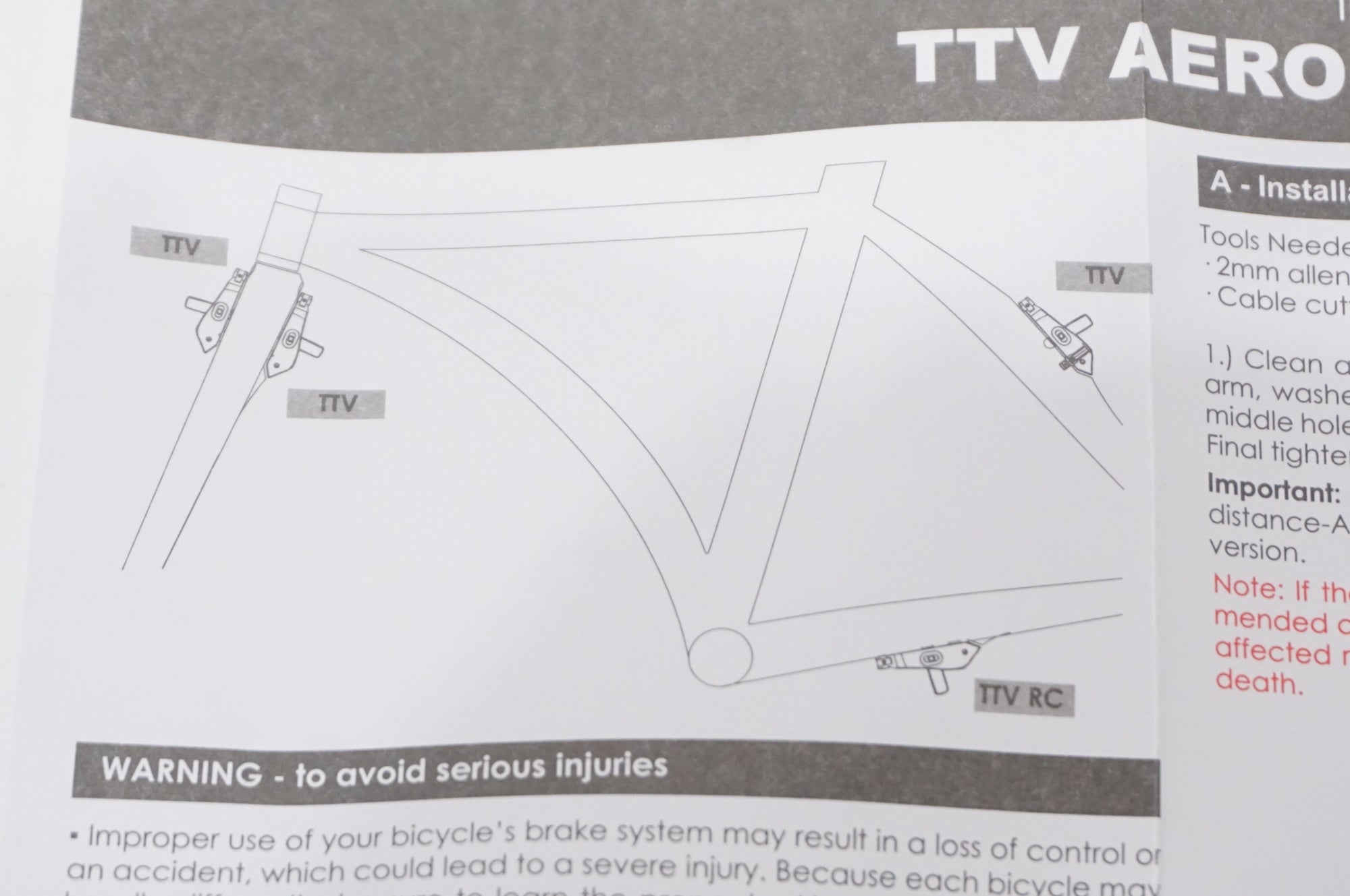 TRP 「ティーアールピー」 TTV ブレーキキャリパー / AKIBA店