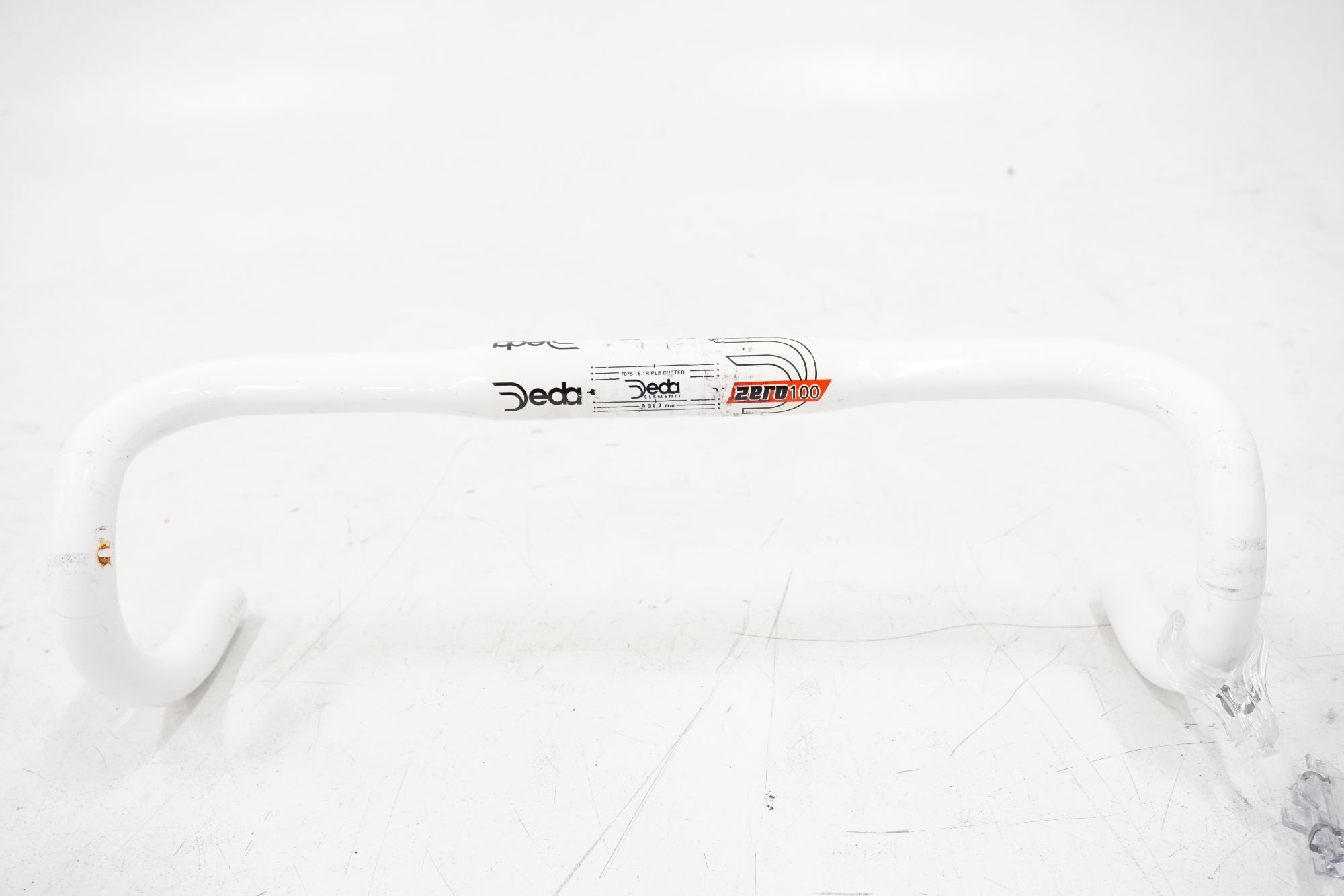 希少！DEDA デダ ZERO100 RHM ドロップハンドル ホワイト