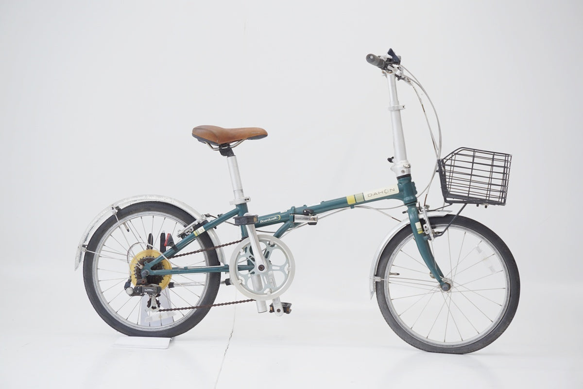 【美品】【引き取り希望】折りたたみ自転車 ミニベロ オリーブグリーン 折りたたみ自転車 ミニベロ 20インチ 小径 通勤 通学 アウトドア