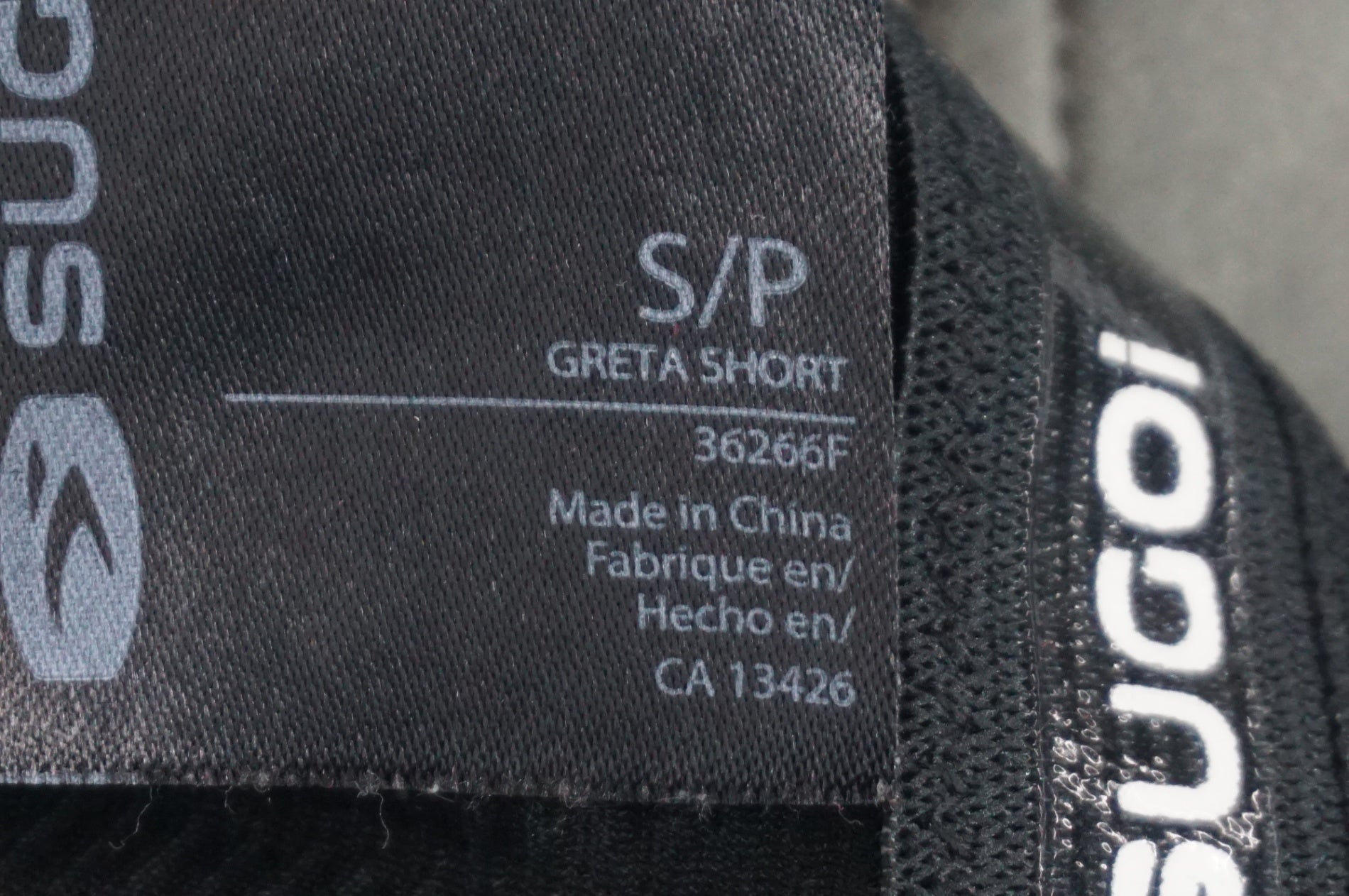 SUGOI 「スゴイ」 GRETA SHORT S/Pサイズ ハーフパンツ / 阪急塚口店