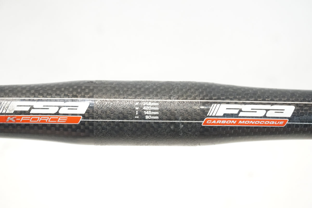 FSA 「エフエスエー」 K-FORCE Φ31.8 420mm カーボン ドロップハンドル / 横浜戸塚店