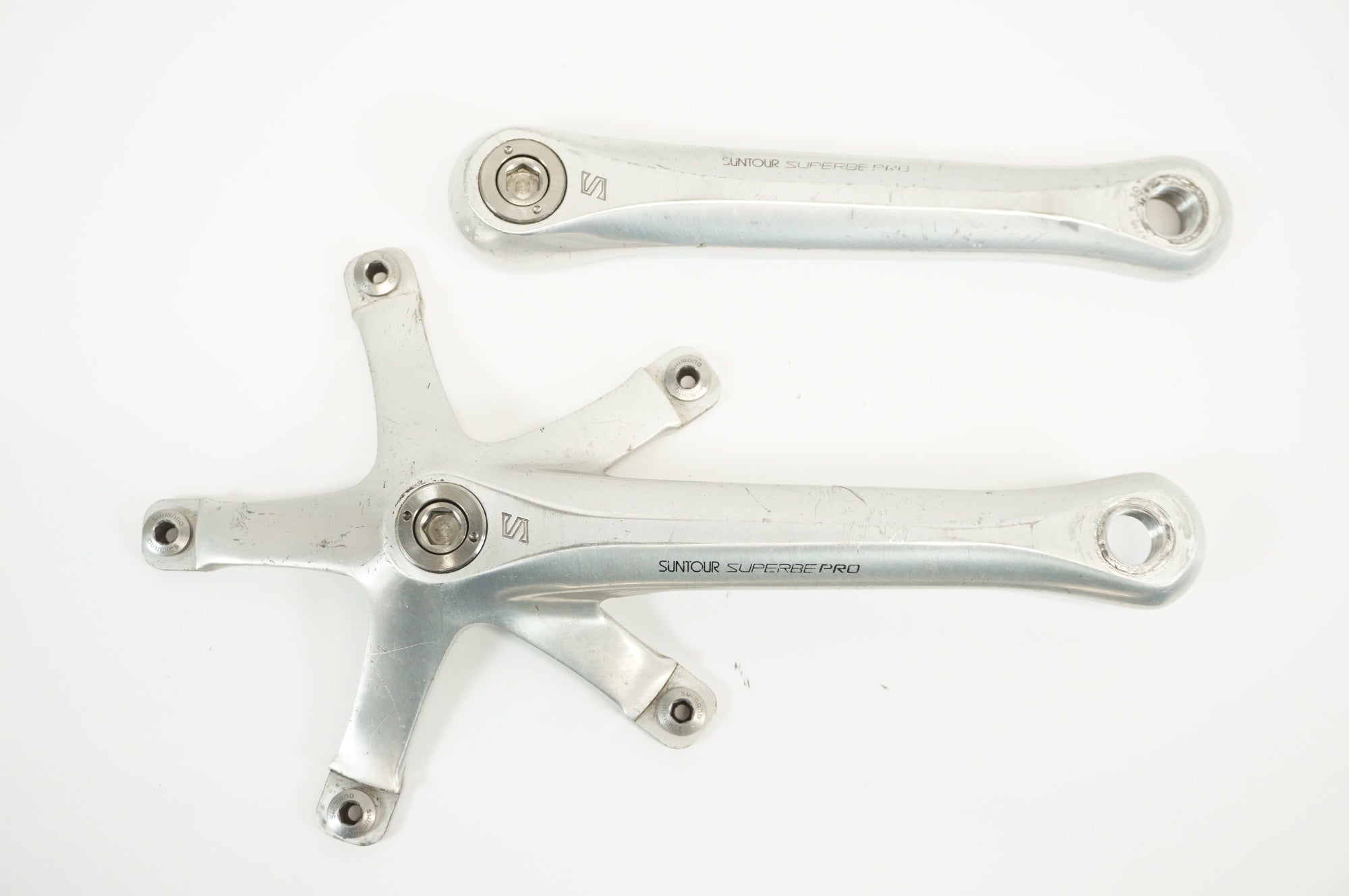 Suntour Superbe Pro NJS クランクセット (165mm) SUNTOUR 「サンツアー」 SUPERBE PRO NJS PCD144 165mm クランクセット