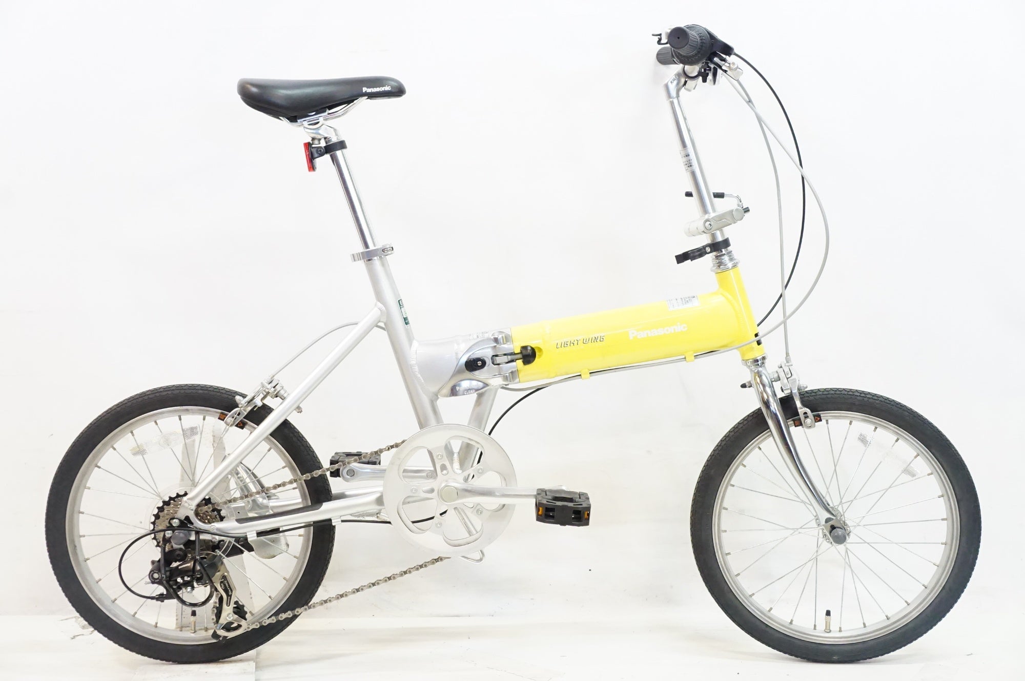 【美品】パナソニック LIGHT WING 18インチ シマノ7速 アルミ　折り畳み自転車 PANASONIC 「パナソニック」 LIGHT WING 2015年モデル 18インチ