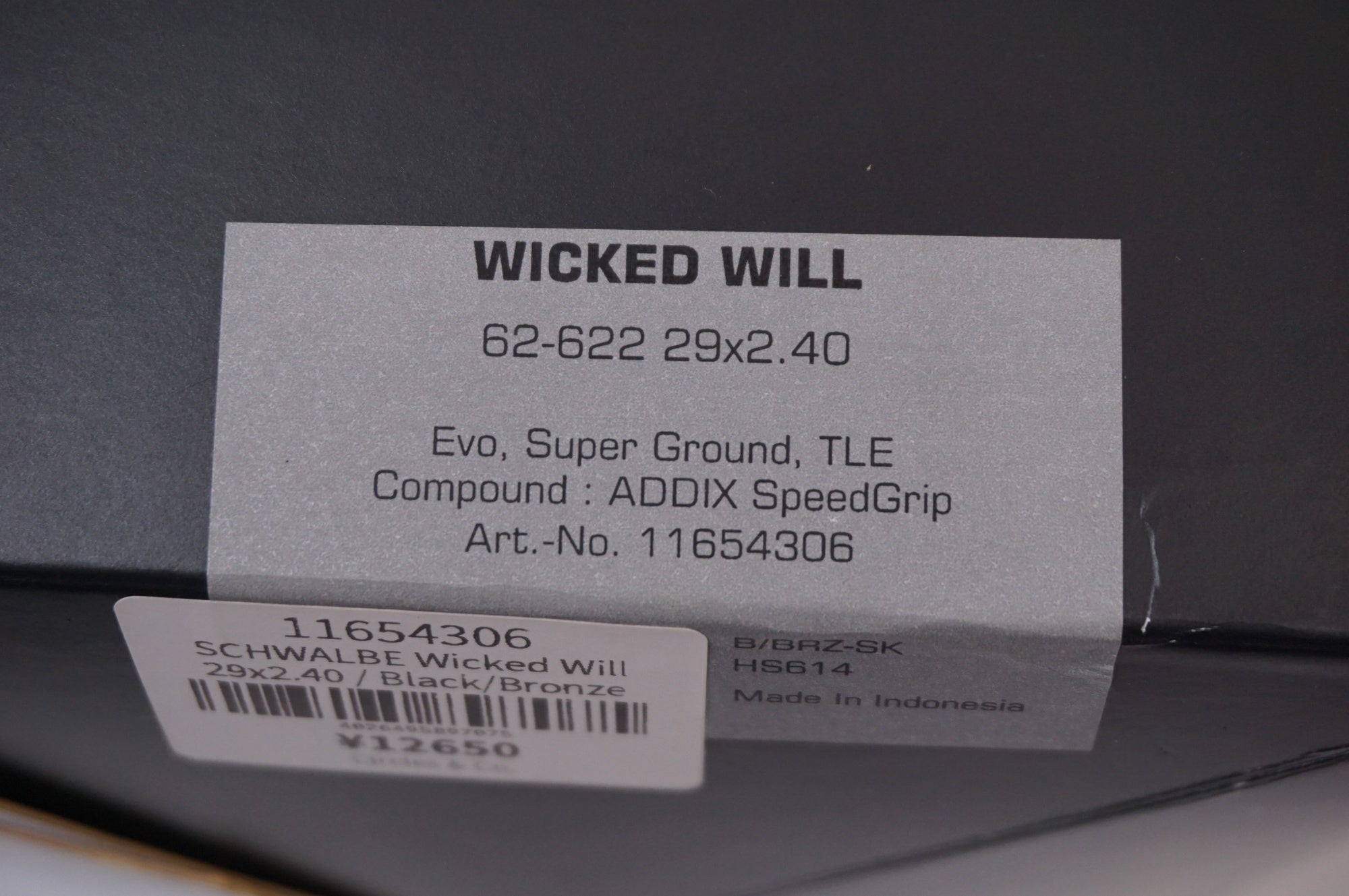 SCHWALBE 「シュワルベ」 WICKED WILL 29x2.40 TLE タイヤ / 世田谷店