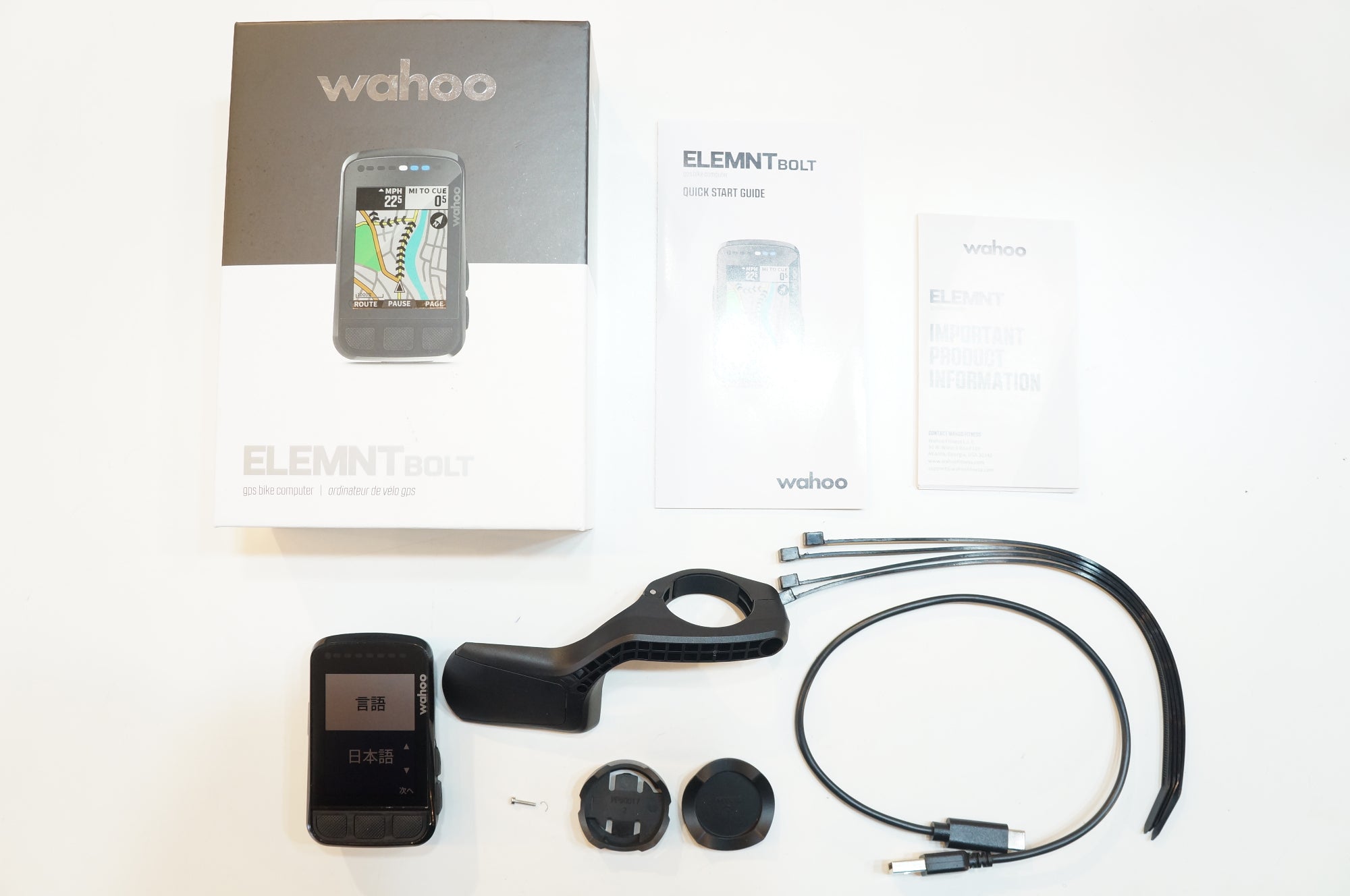 WAHOO 「ワフー」 ELEMENT BOLT サイクルコンピューター / バイチャリ浦和ベース