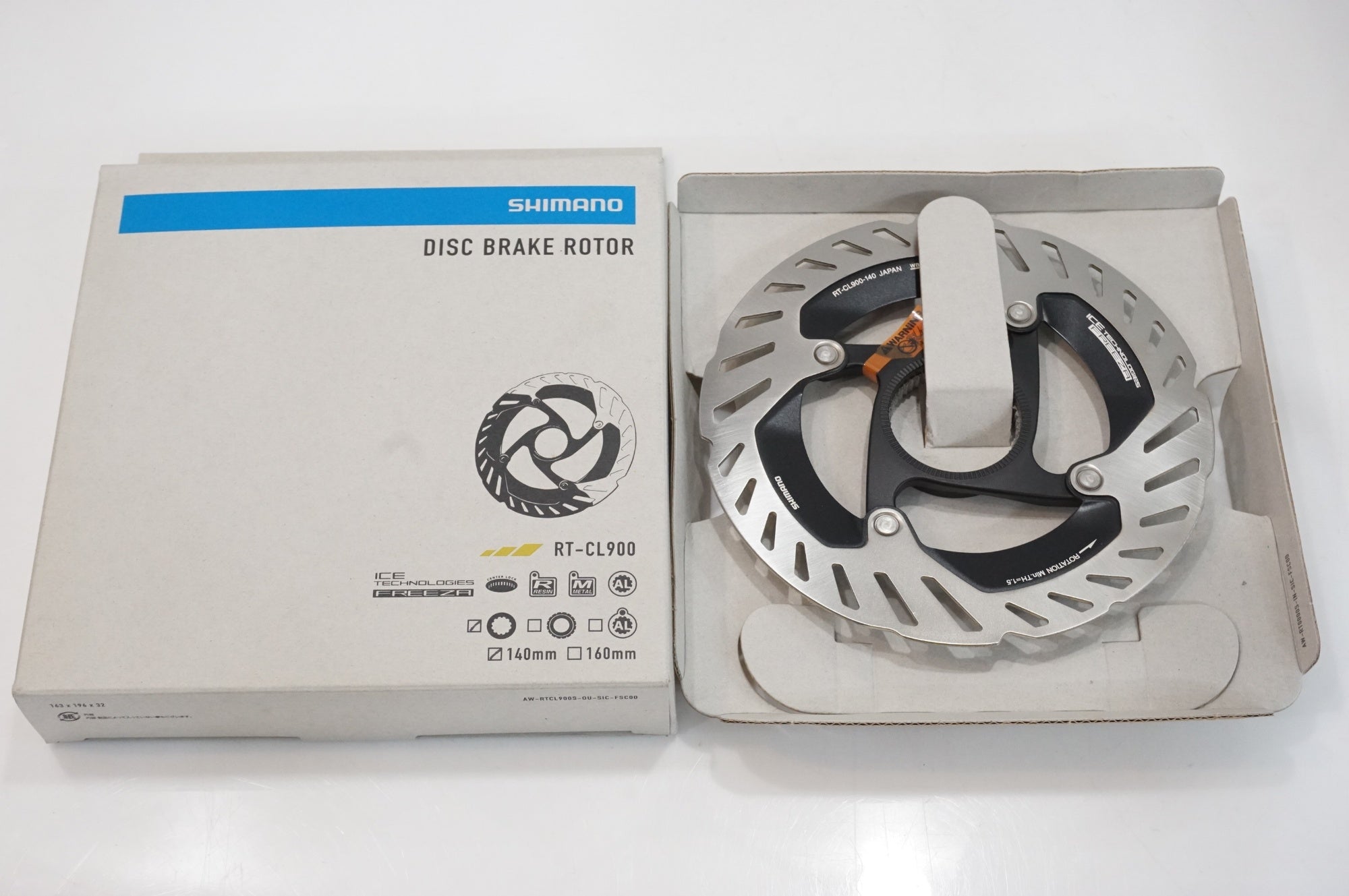 シマノSHIMANO RT-CL900-140 ディスクローター 3枚セット ディスクブレーキローター ICE TECHNOLOGIES FREEZA