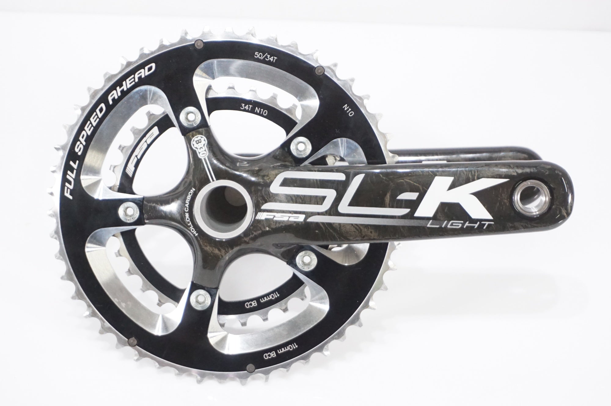最終値下げFSA SL-K 50-34T 170mm クランクセット FSA 「エフエスエー」 SL-K LIGHT 50-34T 170mm クランク / AKIBA店