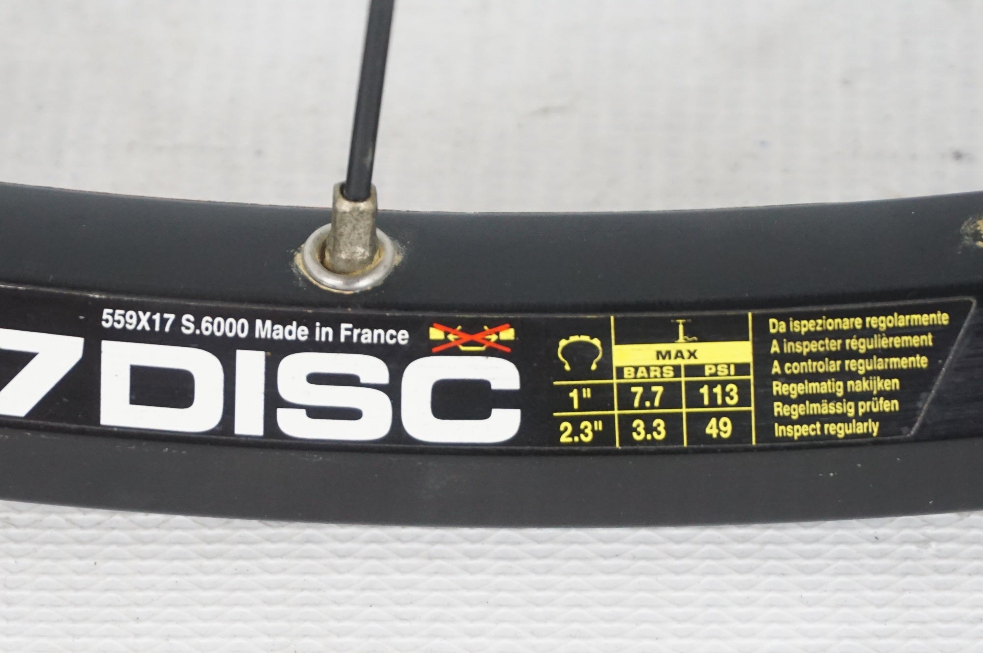 MAVIC 「マヴィック」 MAXTAL S.6000 X317 DISC シマノ フロントホイール / 阪急塚口店