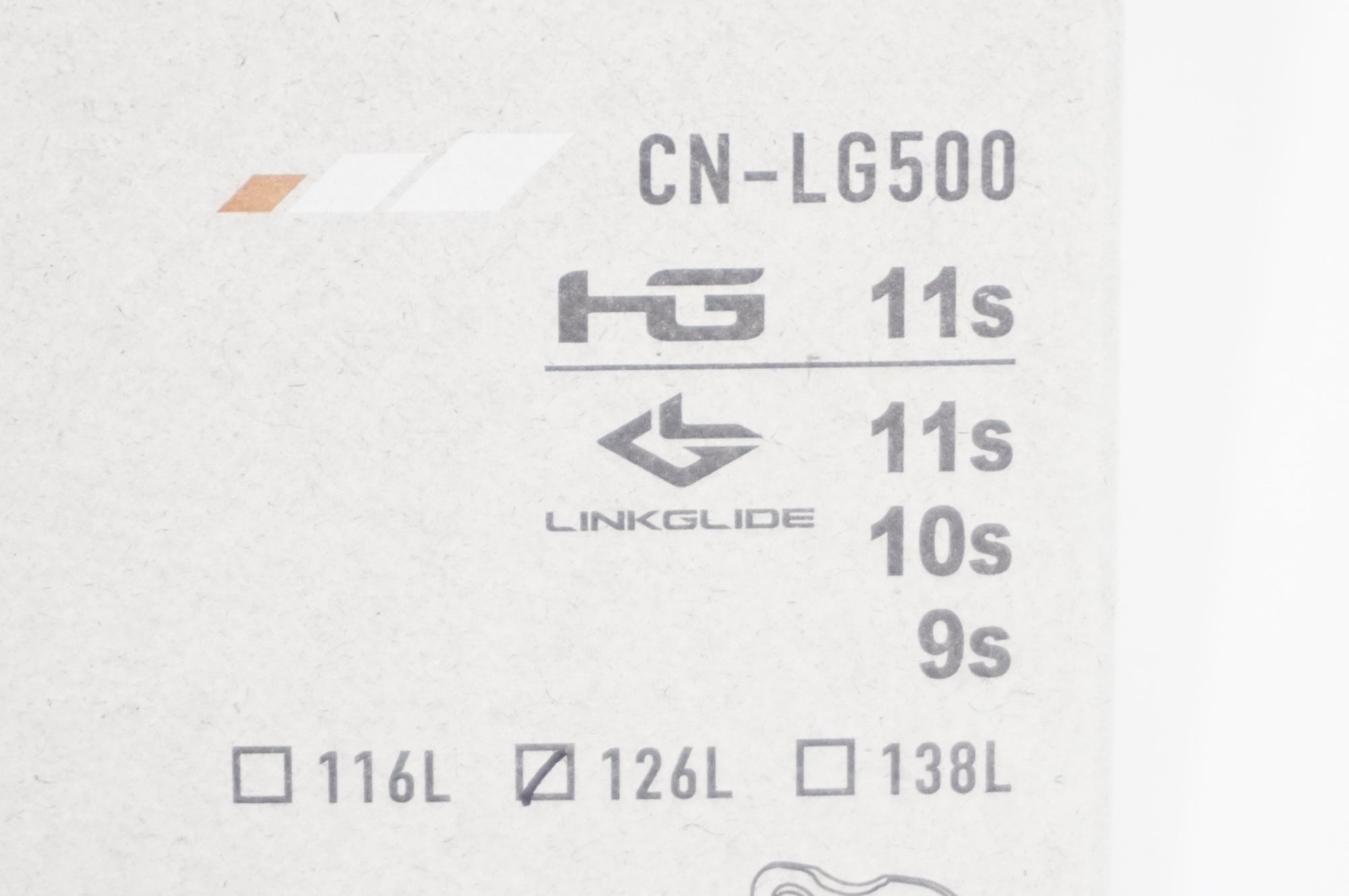 SHIMANO 「シマノ」 CN-LG500 LINKGLIDE 9/10/11S用 クイックリンク付 126L チェーン / AKIBA店