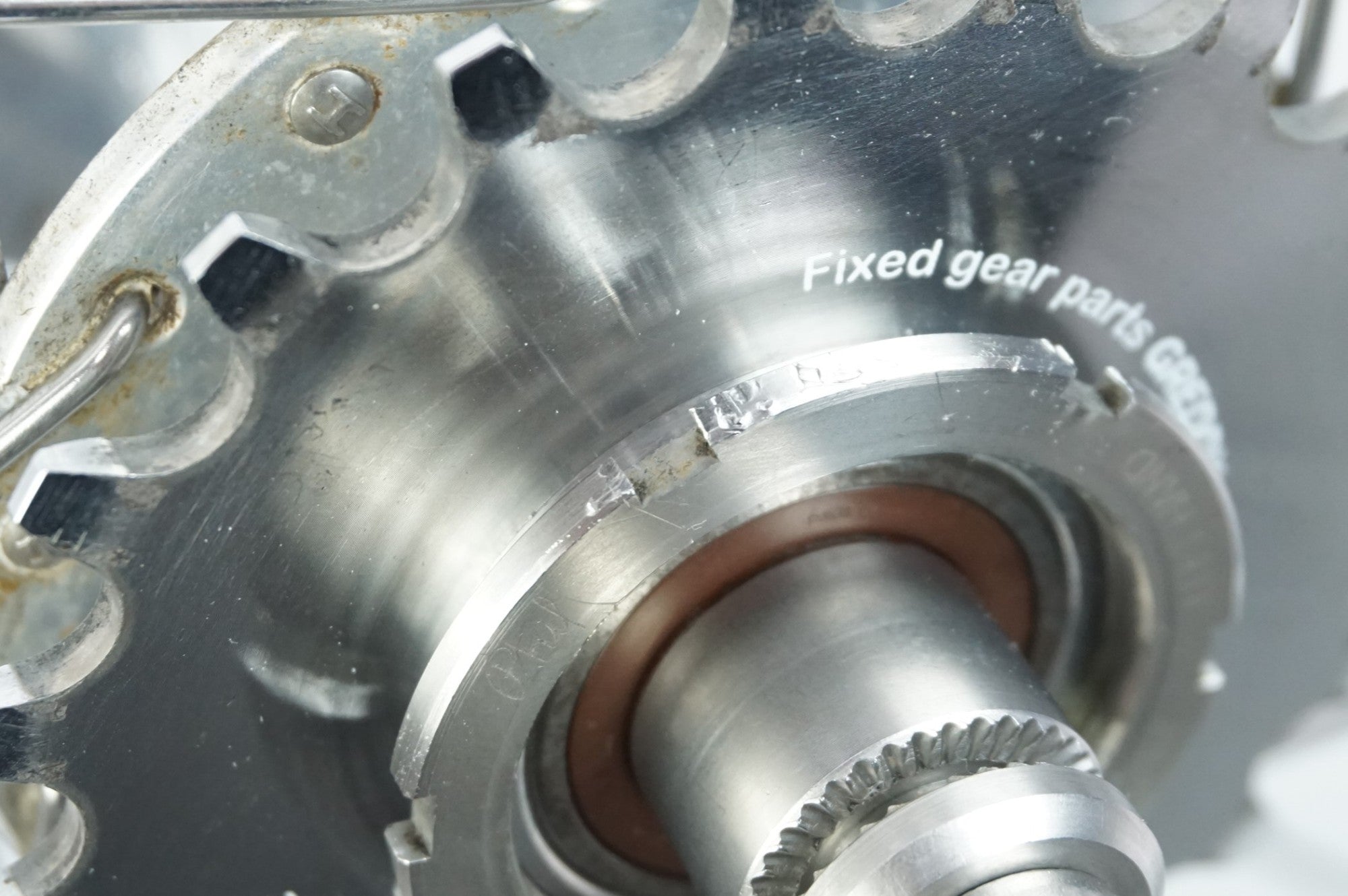 PHIL WOOD 「フィルウッド」 HIGH FLANGE TRACK HUB x H PLUS SON SUPER LITE RIM シングル 手組 リアホイール / 中目黒店