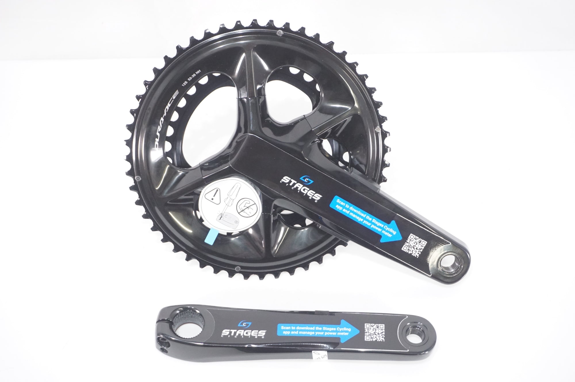 DURA ACE　クランク　両側パワーメーター SHIMANO 「シマノ」 DURA ACE FC-R9200 STAGES 52-36T 175mm パワー