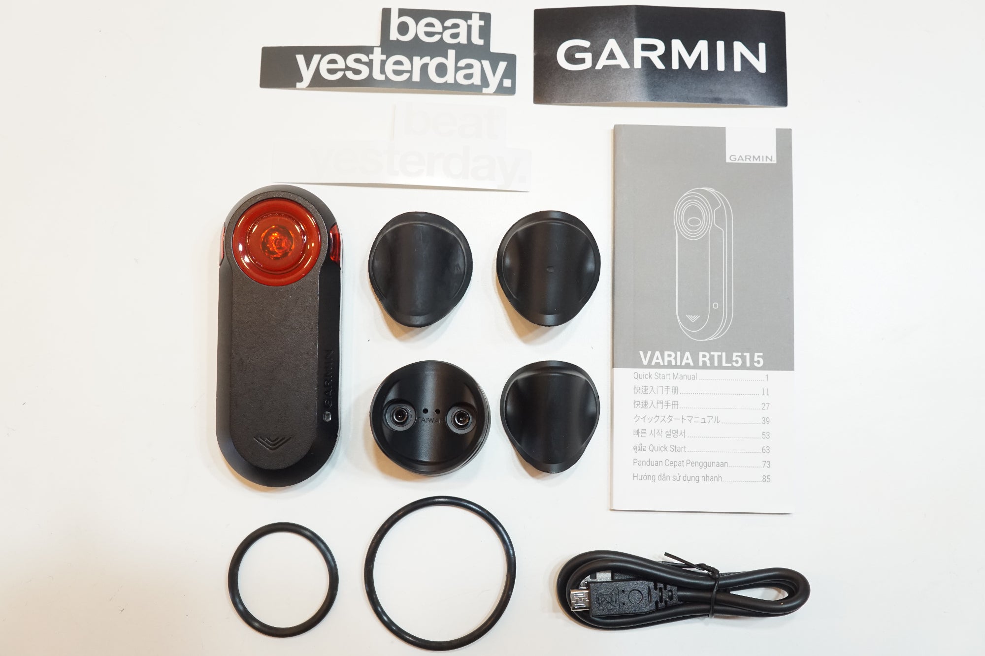 GARMIN VARIA RTL515 リアビューレーダー/ハードカバー付き Garmin Varia RTL 515（ガーミン バリア RTL515）リアビューレーダー