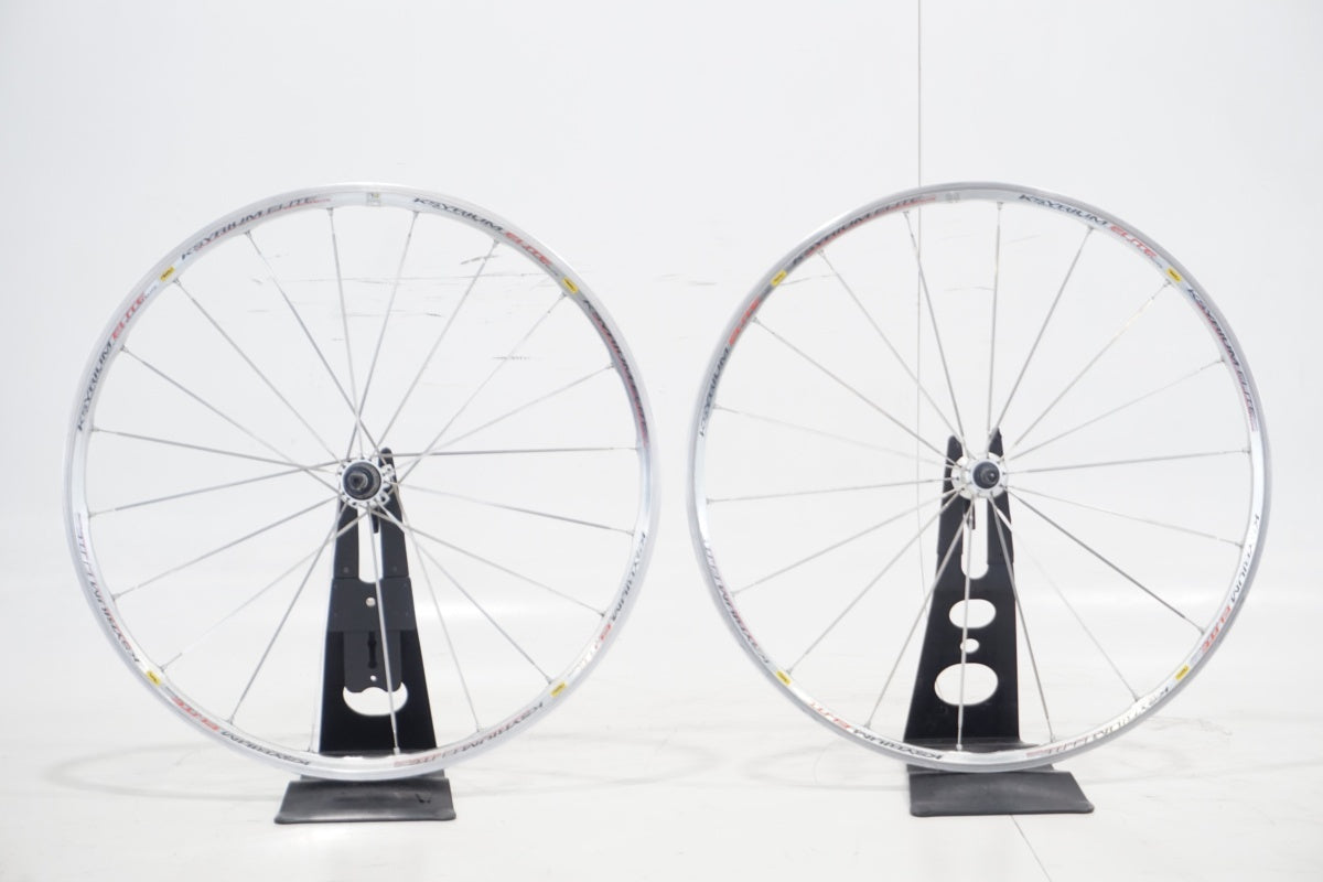 MAVIC KSYRIUM EQUIPE 700C ホイール　マビック シルバー MAVIC 「マビック」 KSYRIUM ELITE シマノ11速 ホイールセット / 滋賀