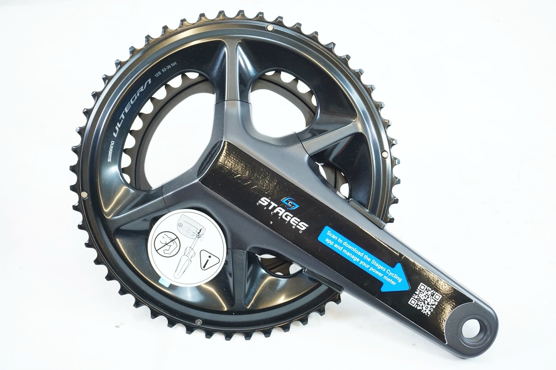 Shimano Ultegra パワーメーターなどのセット　ばら売り可 SHIMANO 「シマノ」 ULTEGRA R8100 STAGES 175mm 52-36T パワー