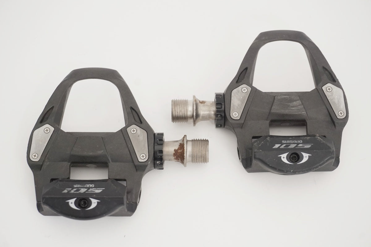 シマノ105ペダル　PD-R7000 数回使用のみ超美品 中古)SHIMANO (シマノ) 105 PD-R7000 SPD-SL ビンディングペダル