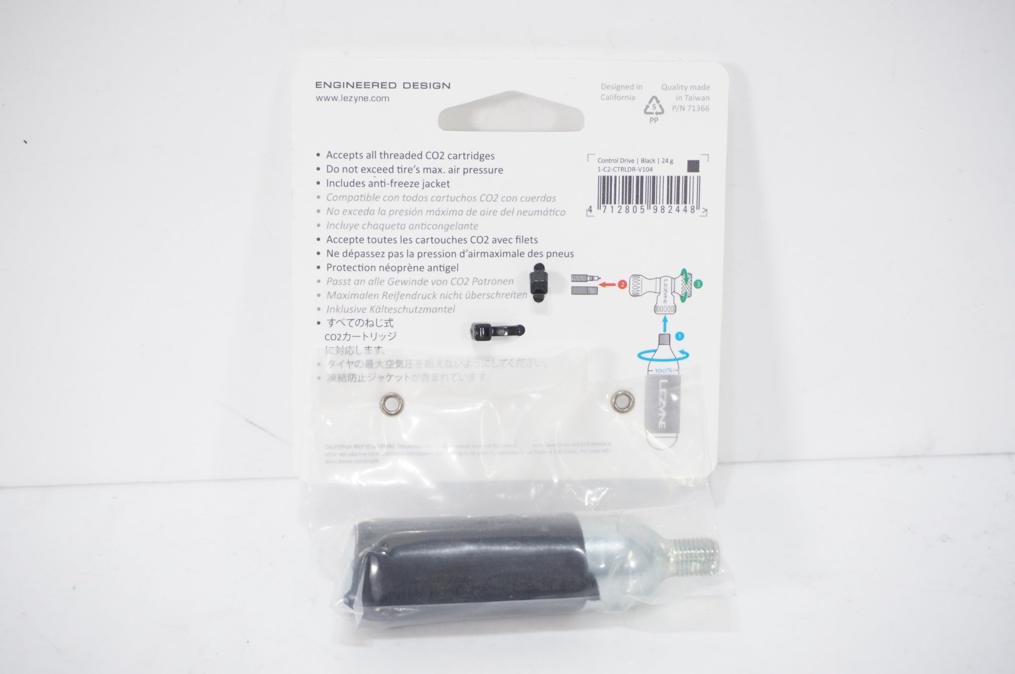 LEZYNE 「レザイン」 CONTROL DRIVE CO2ボンベ インフレーター セット / AKIBA店