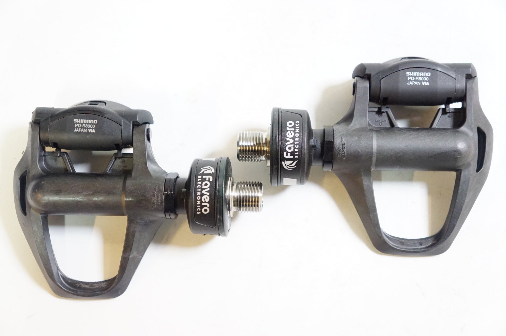 FAVERO 「ファベロ」 ASSIOMA DUO Shi パワーメーターペダルシャフト+SHIMANO PD-R8000 ペダル / 熊谷本店