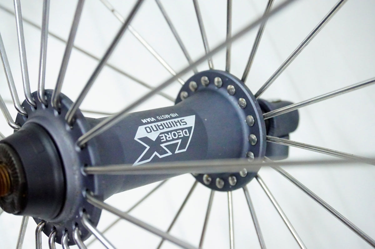 ジャンク VELO CITY 「ヴェロシティ」 VANTAGE EXPERT リム SHIMANO DEORE LXハブ SHIMANO10s ホイールセット / 名古屋大須店