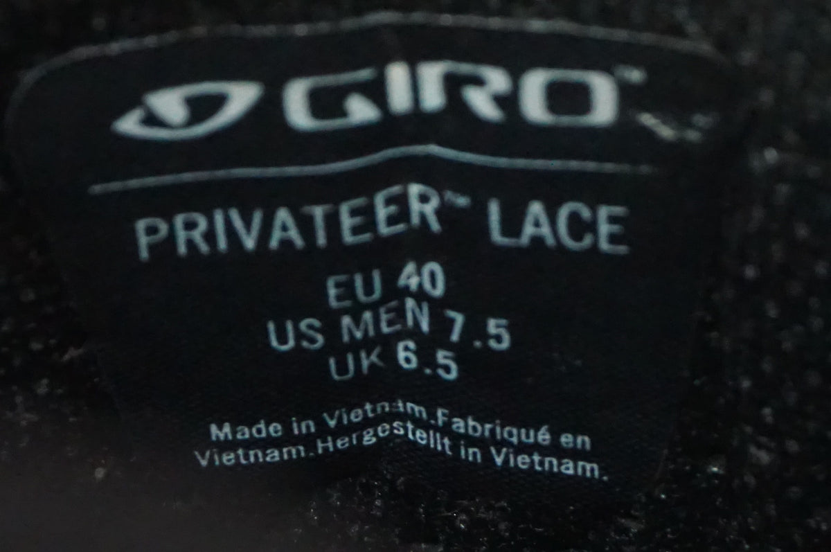 GIRO 「ジロ」 PRIVATEER LACE EU40サイズ シューズ/ AKIBA店