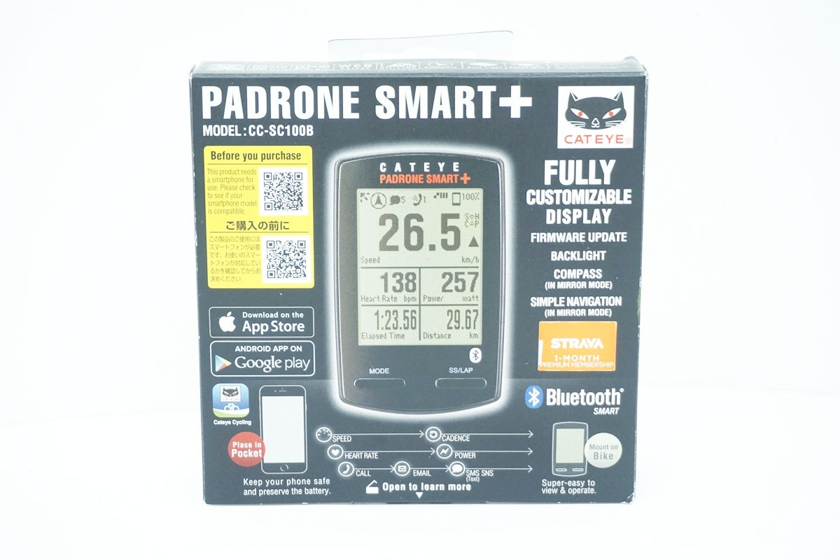 CATEYE 「キャットアイ」 PADRONE SMART + CC-SC100B サイクルコンピューター / 大阪美原北インター店