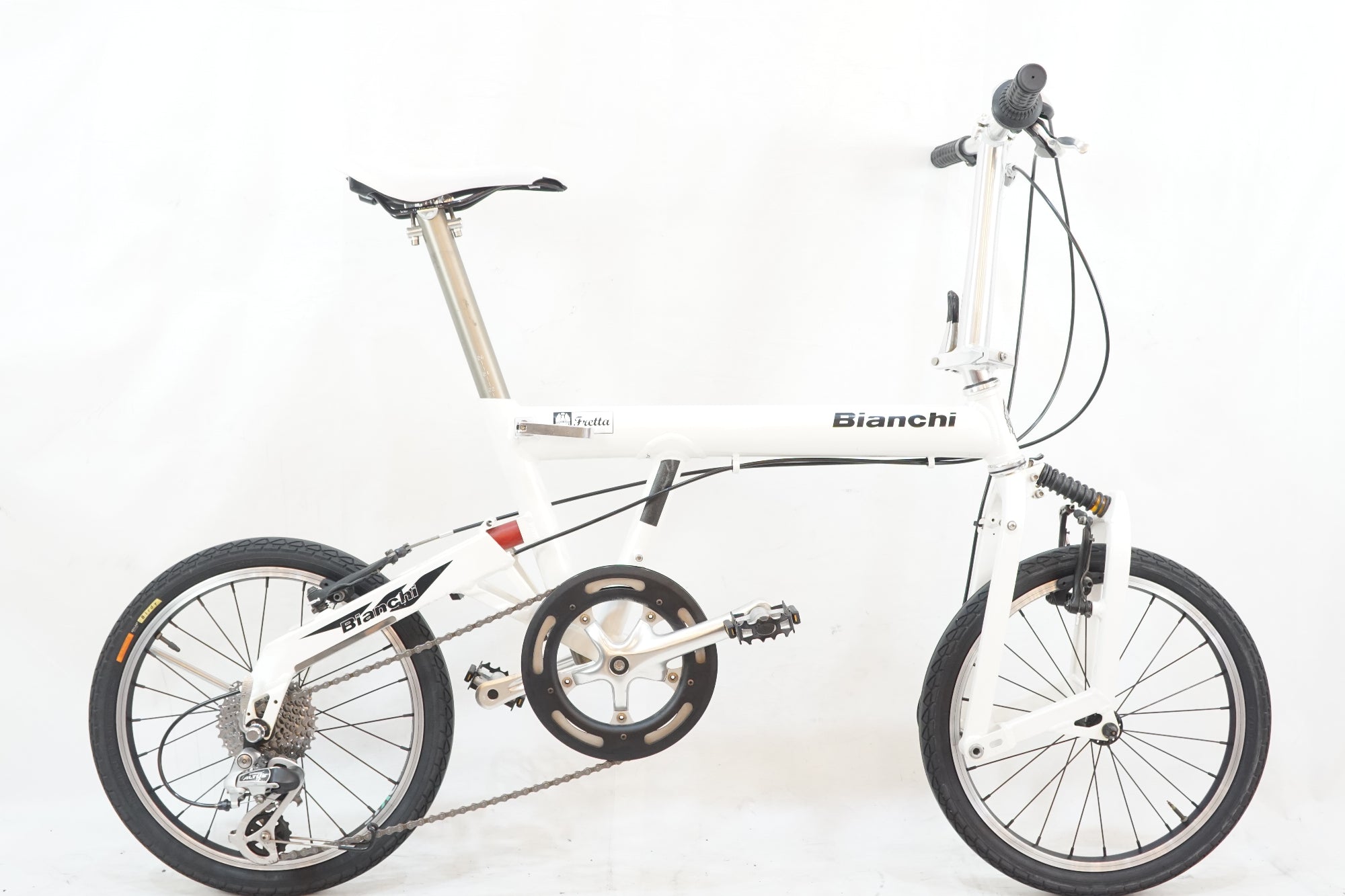 ジャンク BIANCHI 「ビアンキ」 FRETTA 18インチ 2008年頃 折り畳み