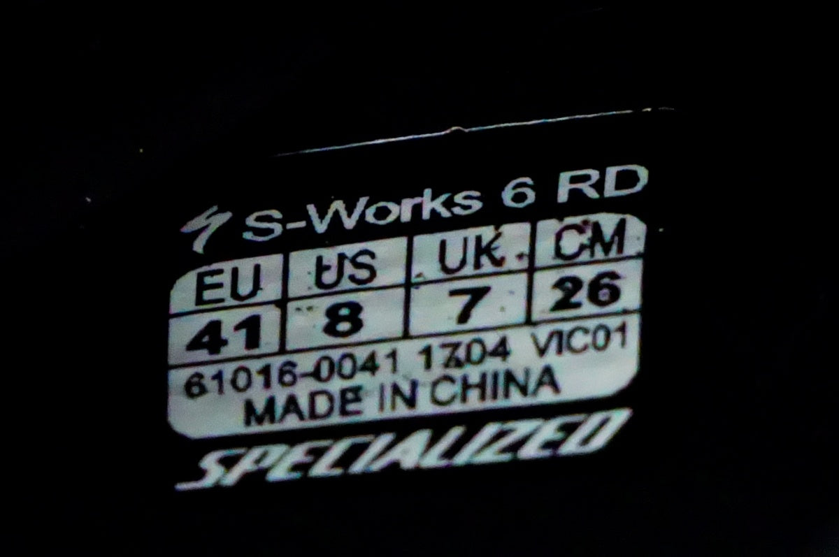 SPECIALIZED 「スペシャライズド」 S-WORKS 6 RD 26cm シューズ / 名古屋大須店