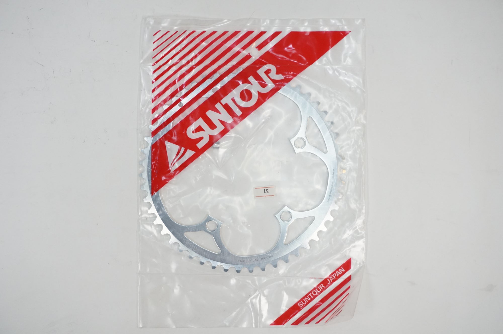 PCD144 SUNTOUR SUPERBE チェーンリング51Tサンツアー薄歯 SUNTOUR 「サンツアー」 SUPERBE PRO 130mm 51T チェーンリング