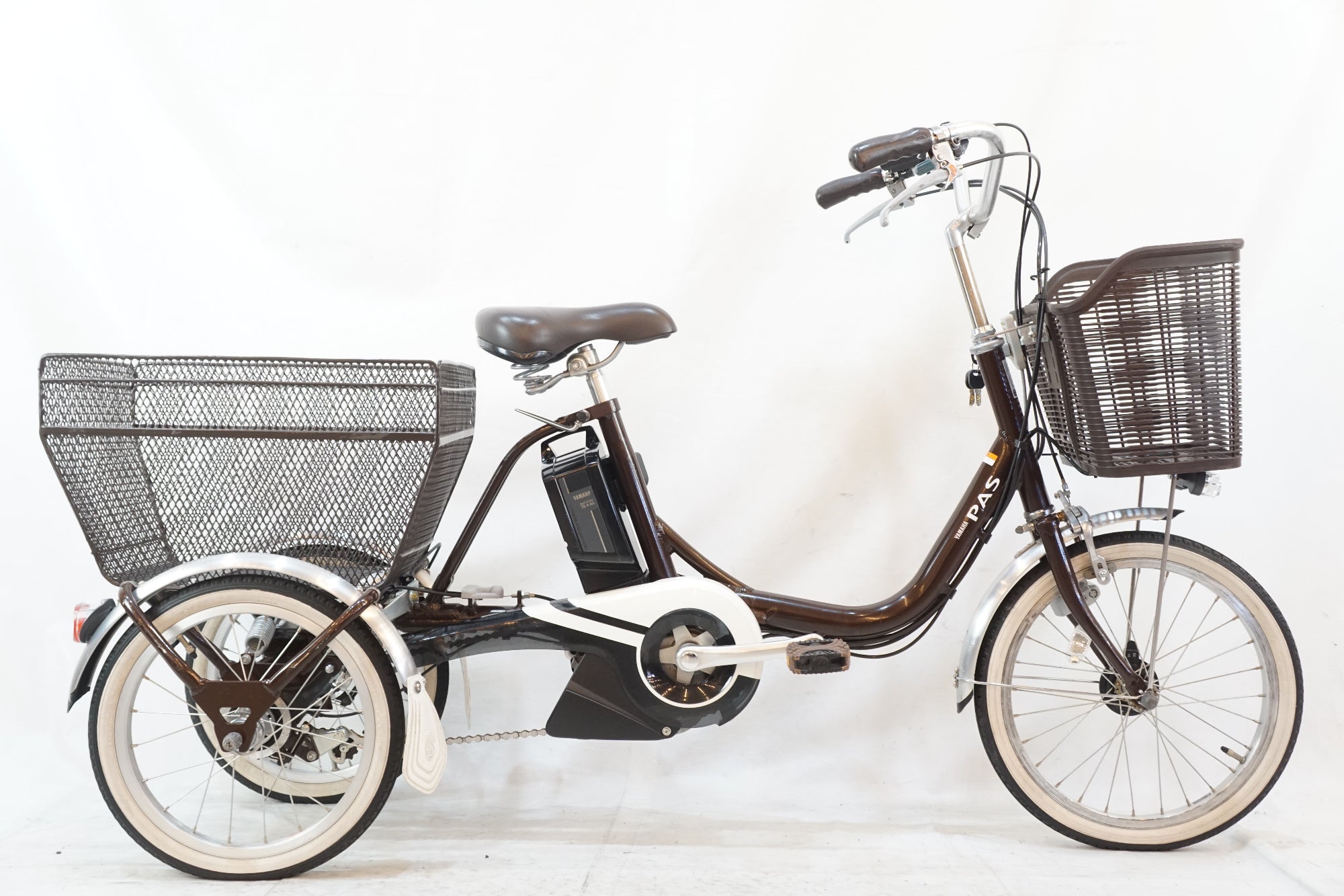 Used☆YAMAHA 電動アシスト自転車PASワゴン ヤマハ - 電動三輪車