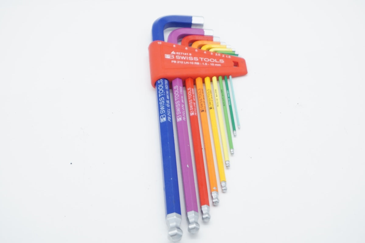 PB SWISS TOOLS 「ピービースイスツールズ」 212LH-10RBCN ボール付ロングレインボーレンチセット / 京都八幡店