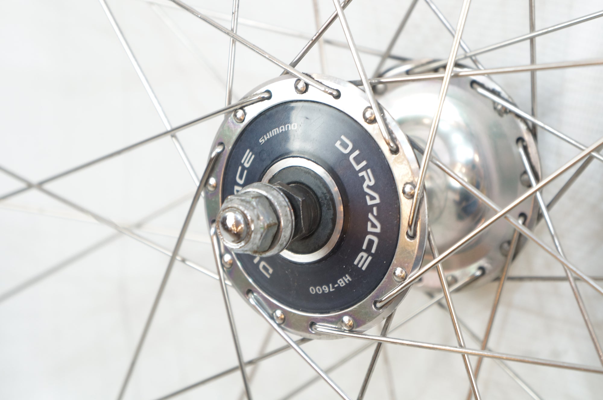 SHIMANO 「シマノ」 DURA-ACE HB-7600 ARAYA SUPER HARD ANODIzED 手組ホイールセット / バイチャリ浦和ベース