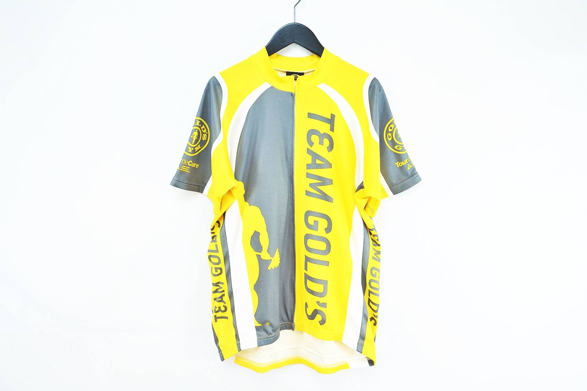 GOLD'S GYM 「ゴルドジーム」 Lサイズ 長袖 サイクルジャージ / 有明ガーデン店