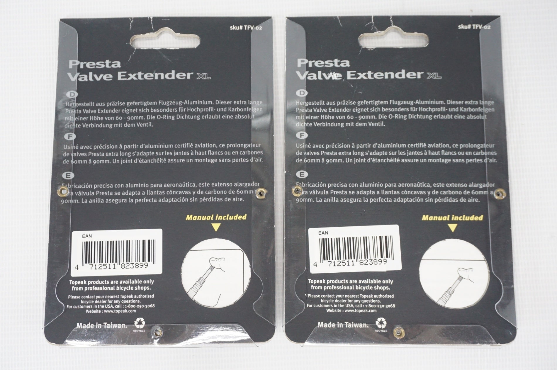 TOPEAK 「トピーク」 PRESTA VALVE EXTENDER XL バルブエクステンダーセット / 阪急塚口店