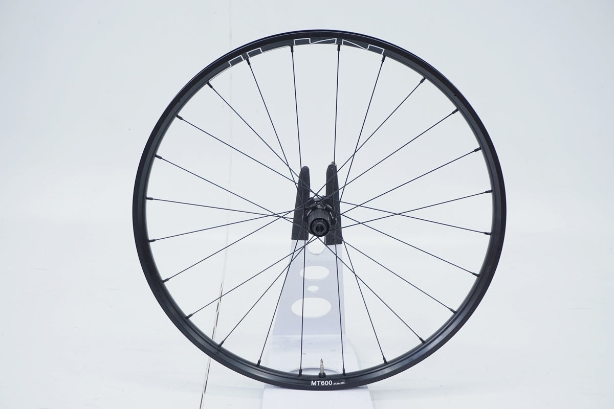 シマノMTB 完組ホイール WH-MT600 27.5 前15×100 値下げ可 SHIMANO 「シマノ」 WH-MT600 29インチ シマノ8-10s リアホイール