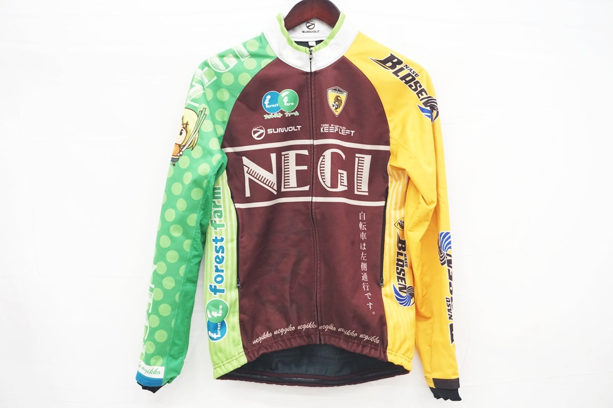 「美品」サンボルトSUNVOLT サイクルジャージ 男性用Mサイズ 新品未使用品」サンボルトSUNVOLT サイクルジャージレース