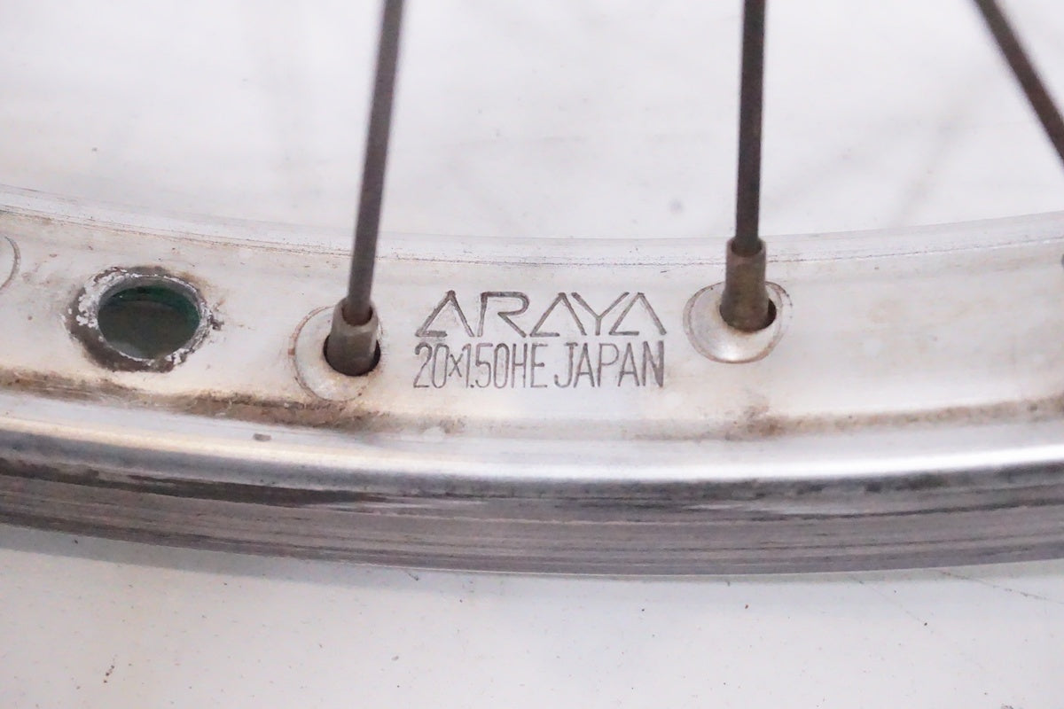 ARAYA「アラヤ」 20x1.5 ホイールセット / 京都西院店