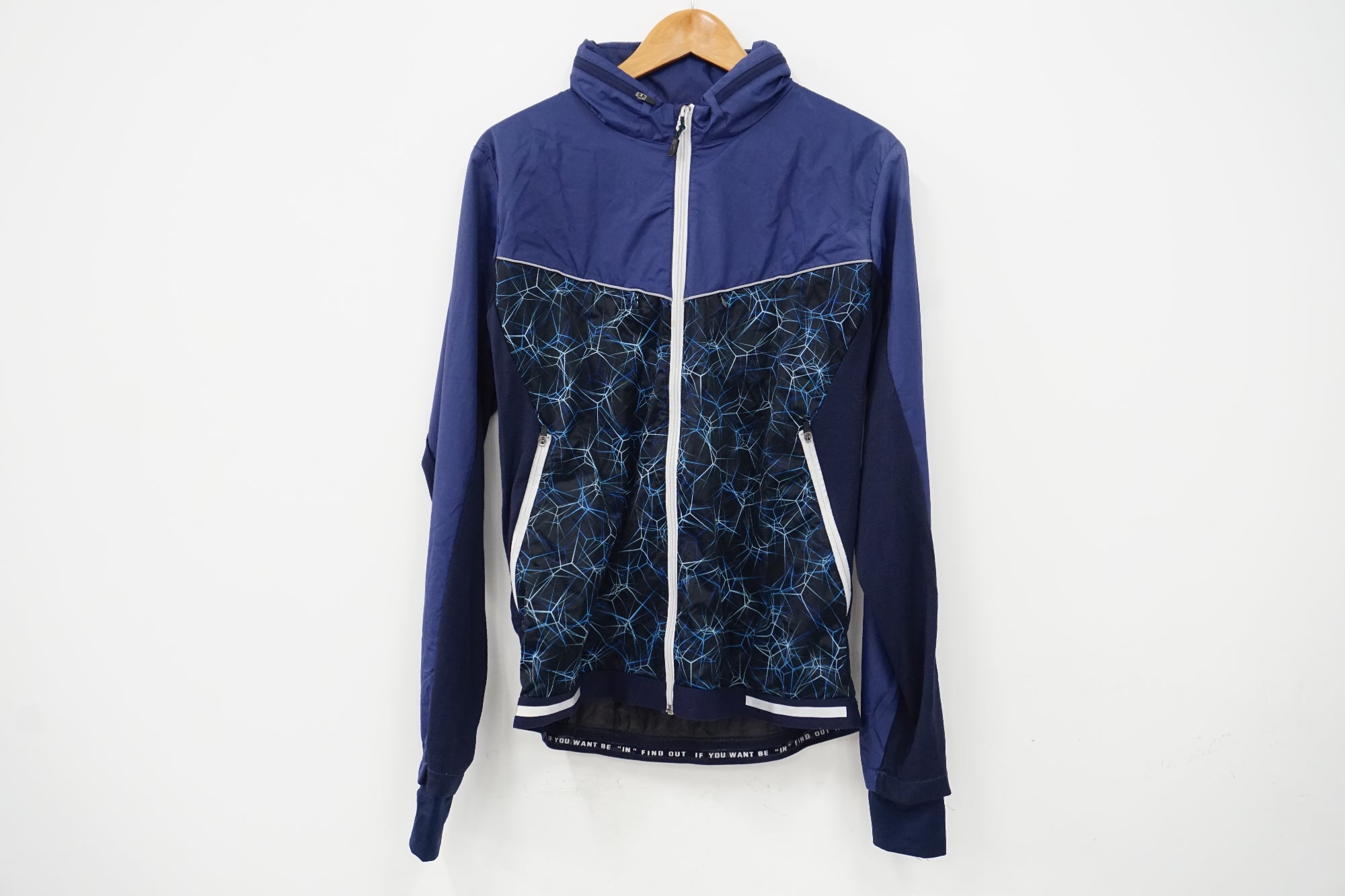 Find-Out フード付き青サイクルジャケット ワークマンWORKMAN】〝耐久