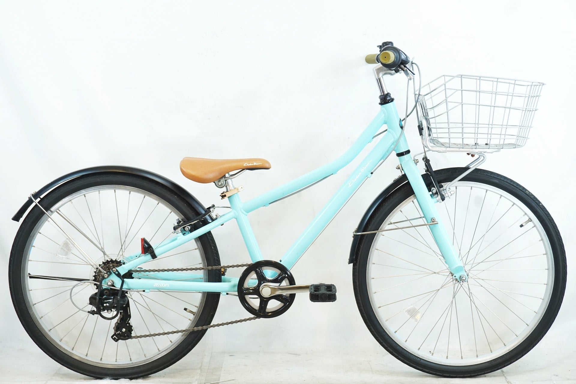 子供用自転車 水色 24インチ　コーダーブルーム美品 KHODAA BLOOM 「コーダーブルーム」 ASSON J24 2018年モデル キッズ