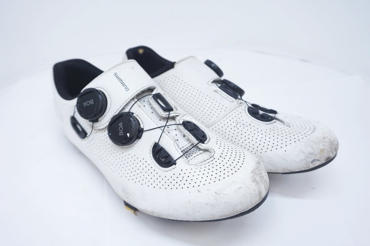SHIMANO シマノ　25.8 RC7 RC702 シューズ ホワイト 白 シマノ RC7（SH-RC702）ホワイト SPD-SL ロードシューズ 特価品（現品