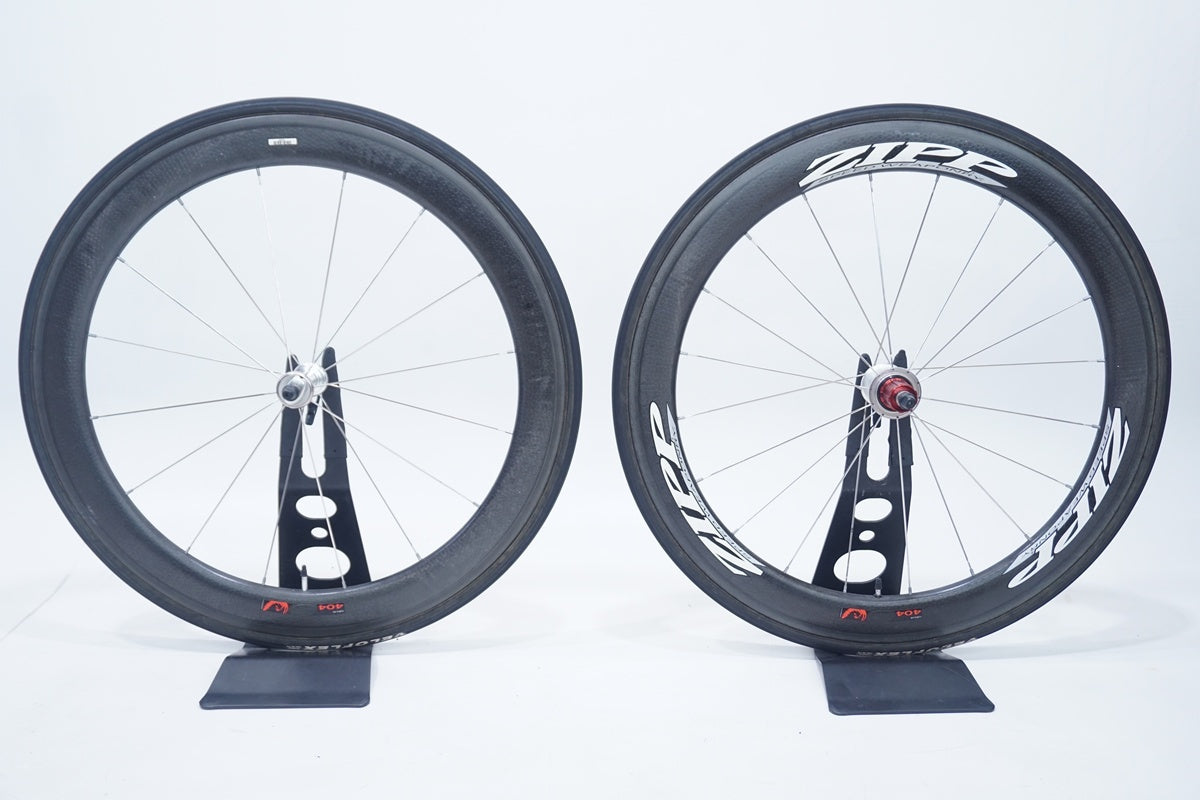 口コミ・レビュー評価が高いおすすめ人気商品の通販 FIRECRET 404 ZIPP「ジップ」 TUBULAR ホイール シマノ10速 パーツ