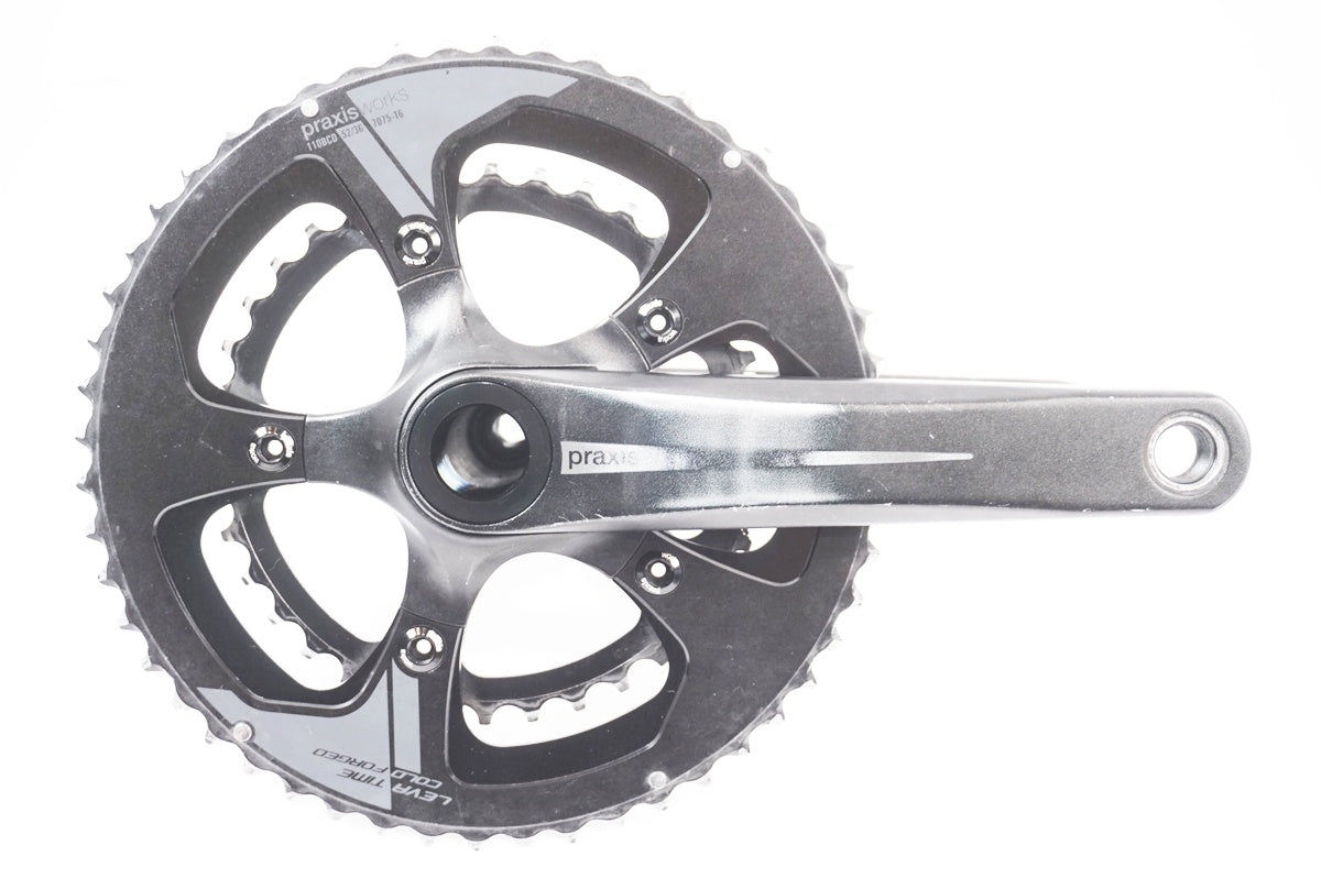 PRAXIS WORKS 「プラクシスワークス」 LEVA TIME COLD FORGED 52-36T 172.5mm クランクセット / バイチャリ世田谷店