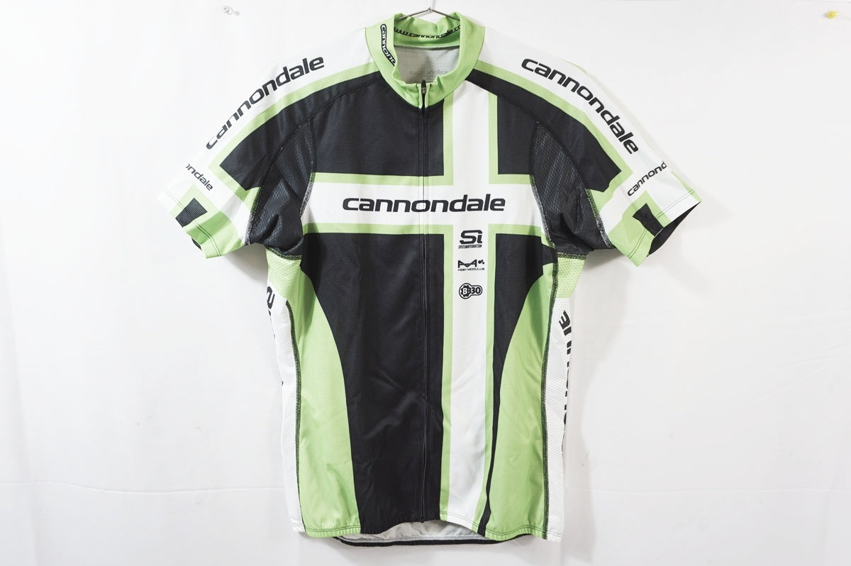 支給品　サイクルジャージ　キャノンデールドラパック　Cannondale S CANNONDALE 「キャノンデール」 Lサイズ 半袖サイクルジャージ