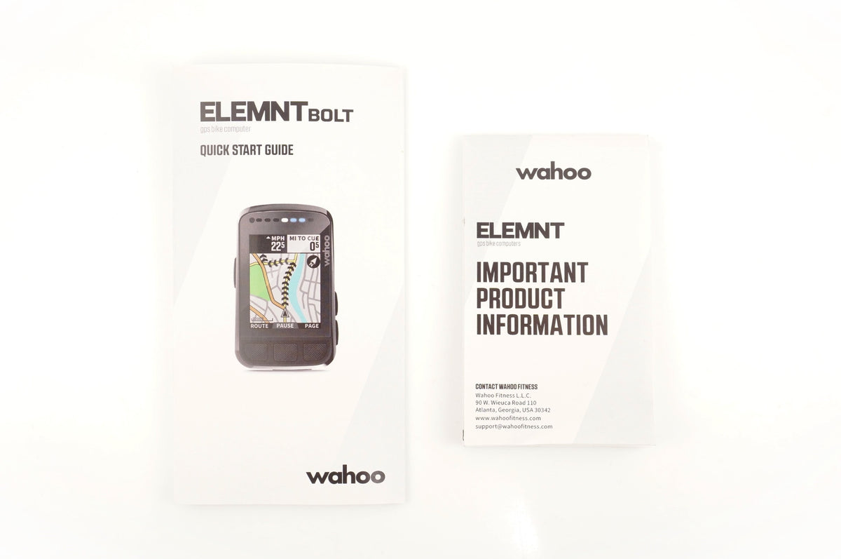 WAHOO 「ワフー」 ELEMNT BOLT WFCC5 サイクルコンピューター / 中目黒店