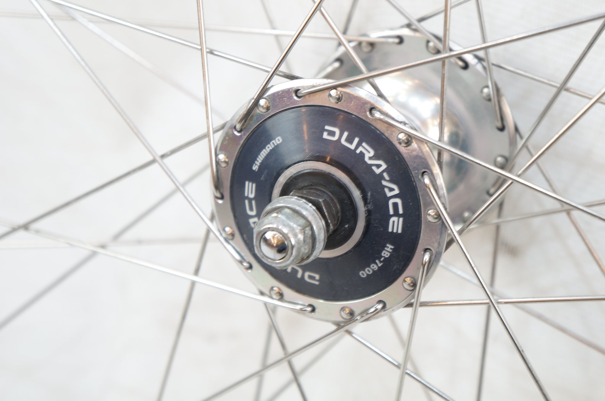 SHIMANO 「シマノ」 DURA-ACE HB-7600 ARAYA SUPER HARD ANODIzED 手組ホイールセット / バイチャリ浦和ベース