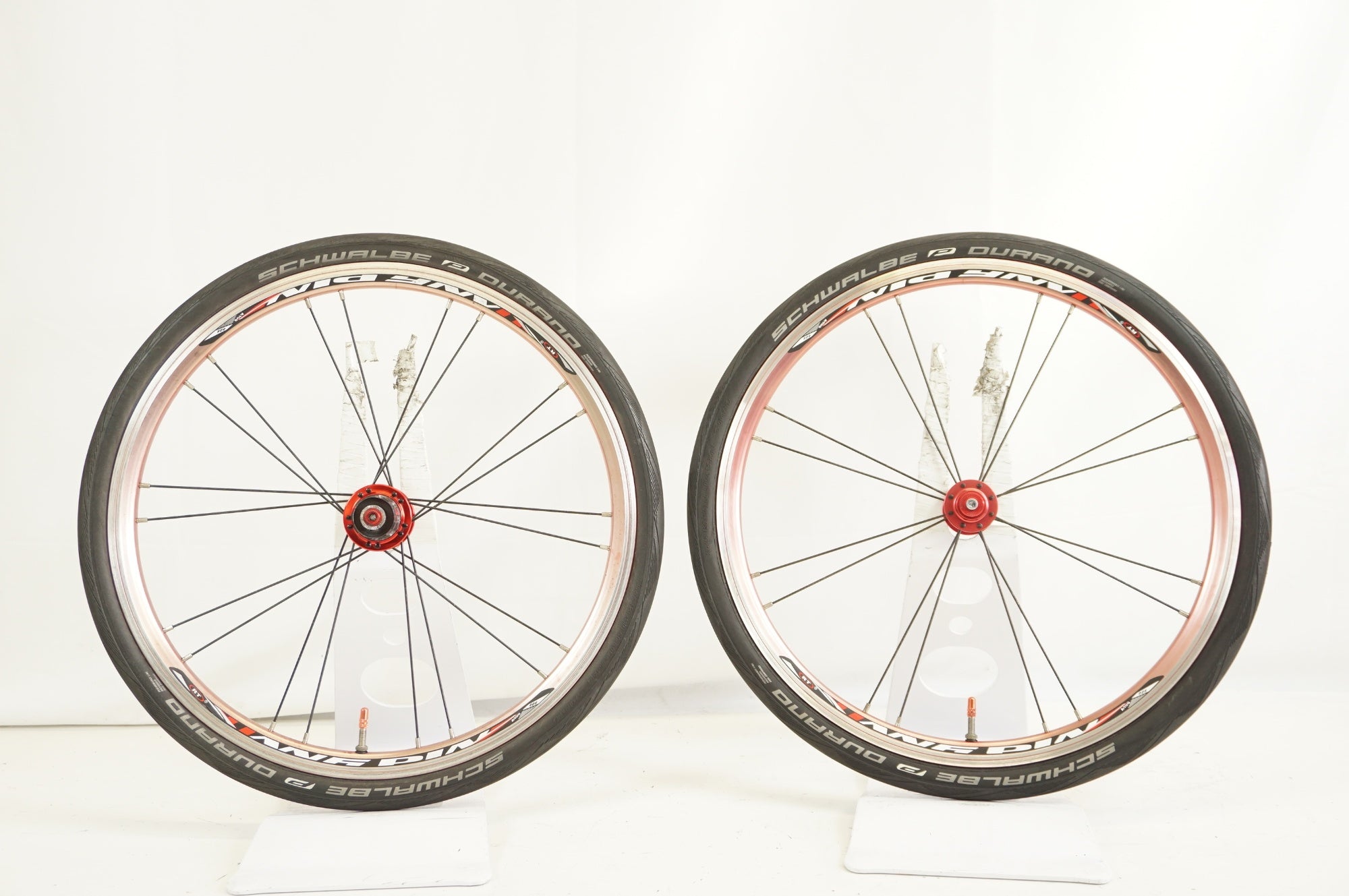 走行50km ★玉当たり調整済み★ ミニベロ 451 ホイール リム30mm美品 走行50km ☆玉当たり調整済み☆ ミニベロ 451 ホイール リム30mm