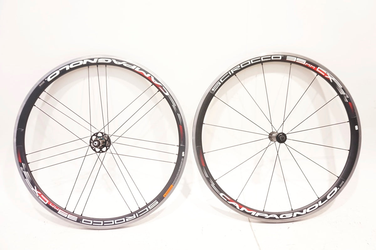 Campagnolo SCIROCCO 35mm CX 前後セット CAMPAGNOLO 「カンパニョーロ」 SCIROCCO 35 CX カンパ9-12S ホイール