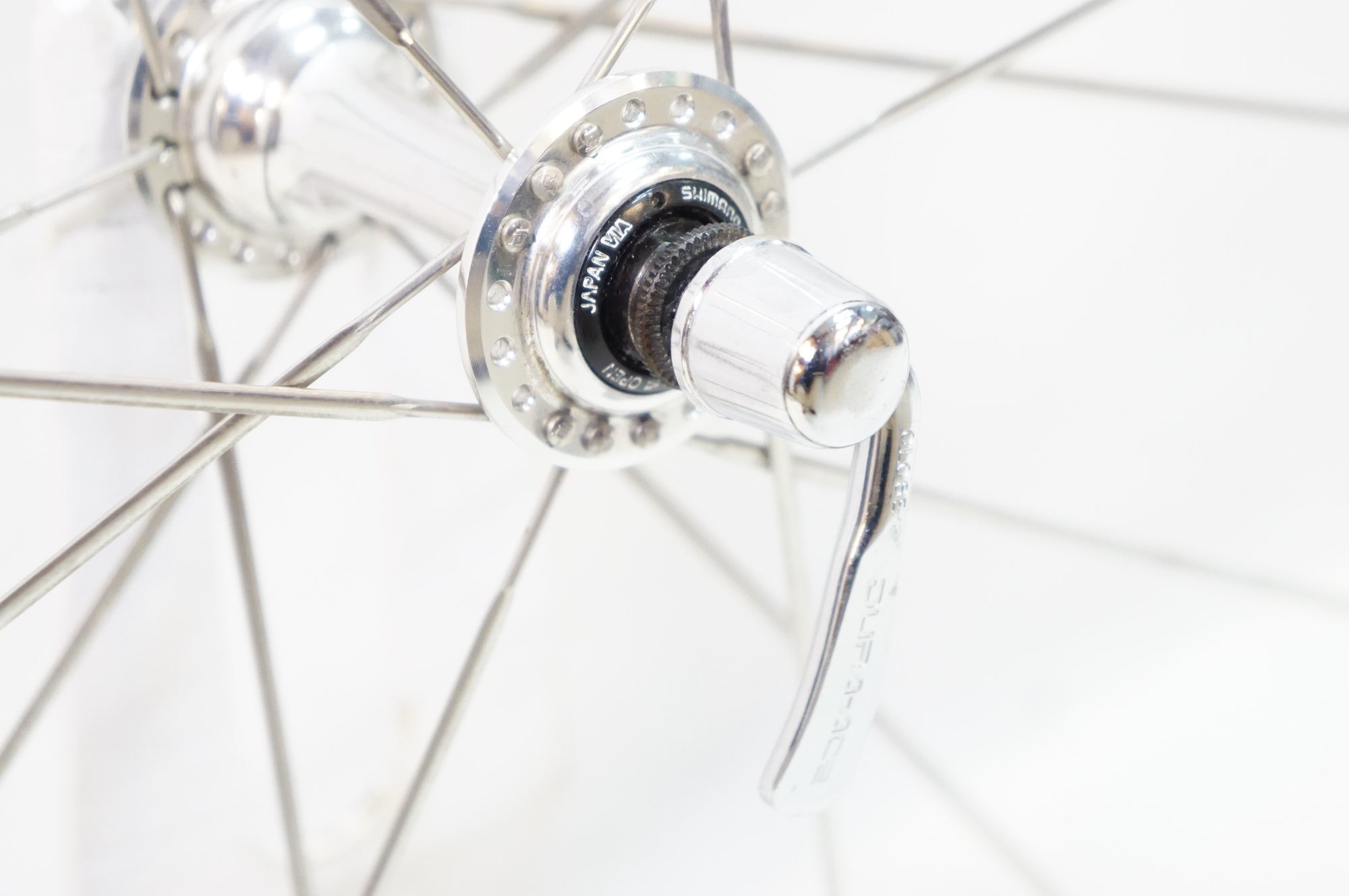 ジャンク HED 「ヘッド」 700C TU リム SHIMANO DURA-ACE 7400 ハブ フロントホイール / 熊谷本店