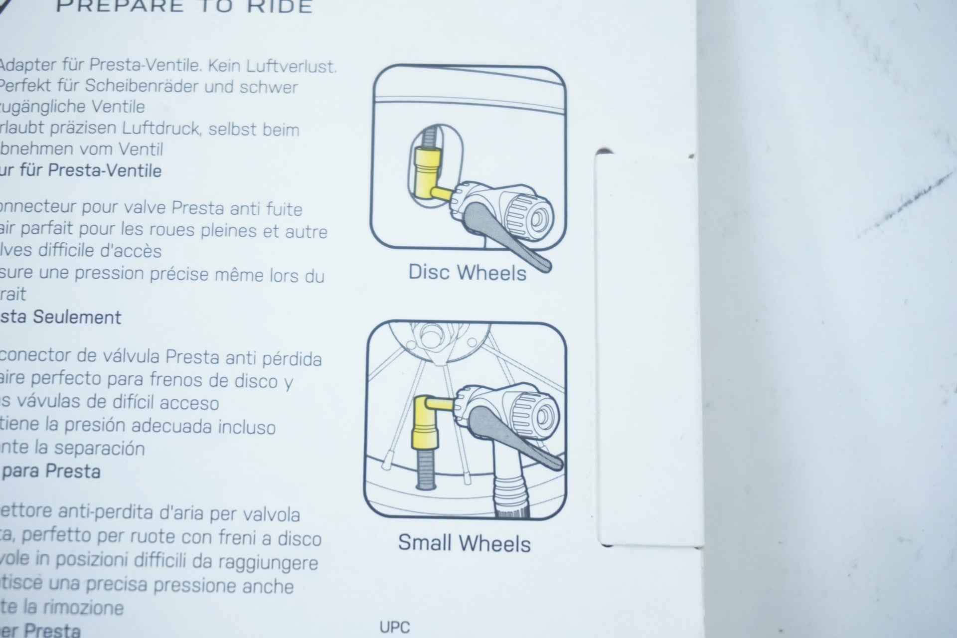 TOPEAK 「トピーク」 PRESSURE-RITE PRESTA VALVE 仏式バルブ用 アダプター / 有明ガーデン店