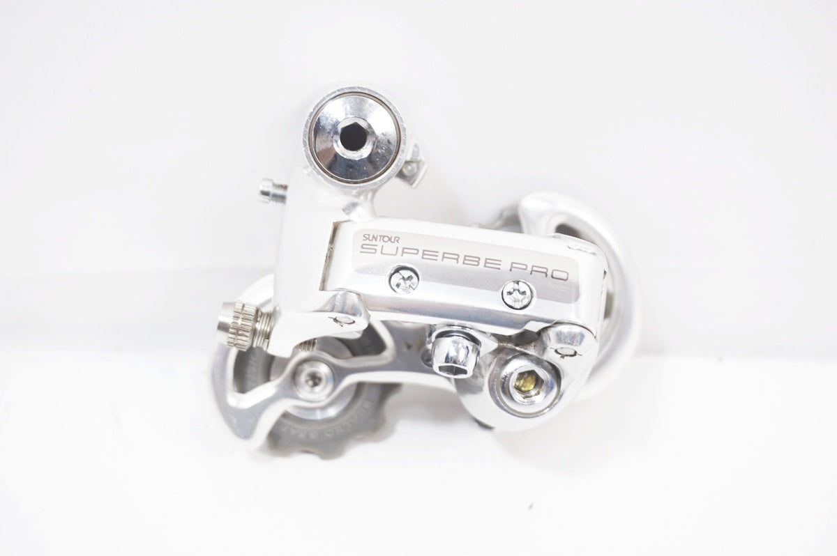 【新品】サンツアー SUPERBE PRO 前後 ディレイラー セット 最終型 新品】サンツアー SUPERBE PRO 前後 ディレイラー セット 最終型