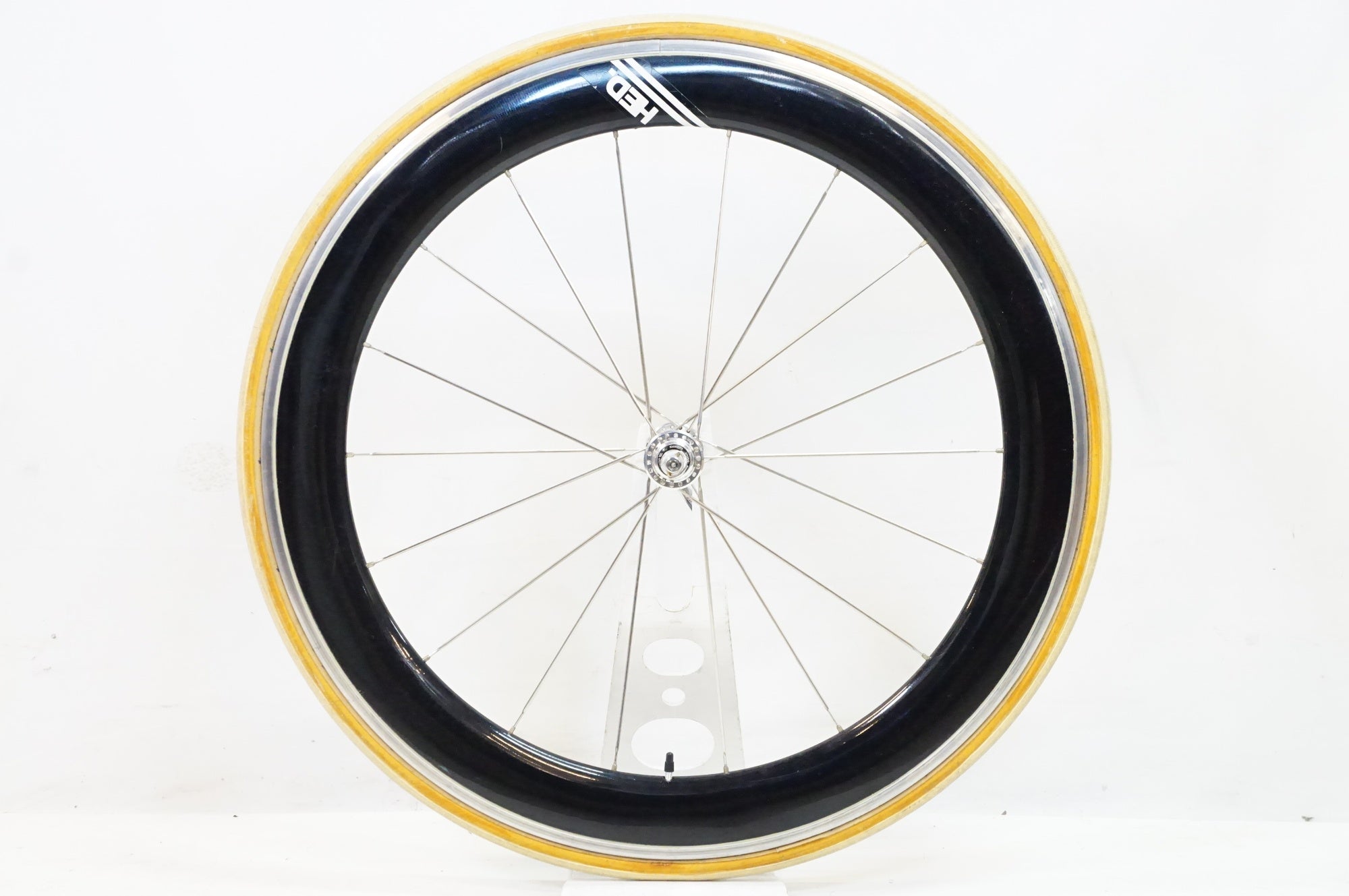 ジャンク HED 「ヘッド」 700C TU リム SHIMANO DURA-ACE 7400 ハブ フロントホイール / 熊谷本店