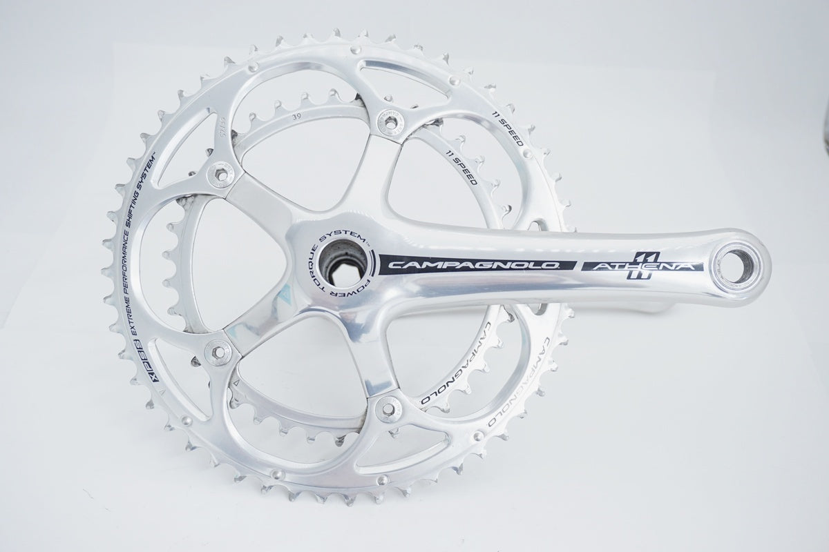 ジャンク CAMPAGNOLO 「カンパニョーロ」 ATHENA 52-39T 170mm クランクセット / 京都八幡店